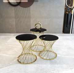 Mesa de centro con cucharón