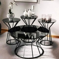 Hourglass Nesting Coffee Table
