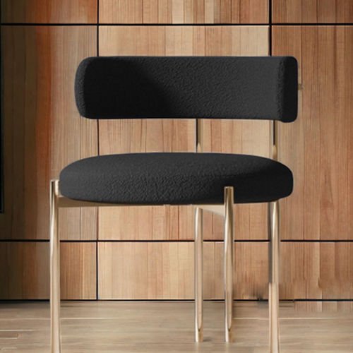 Tedy Stuhl Gold Schwarz