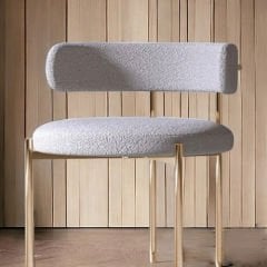 Стул Теди Золото Белый