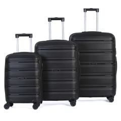 Valise noire <p> Le prix est pour un lot de 3 </p>