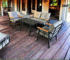 طقم شاي 2+1+1 رمادي