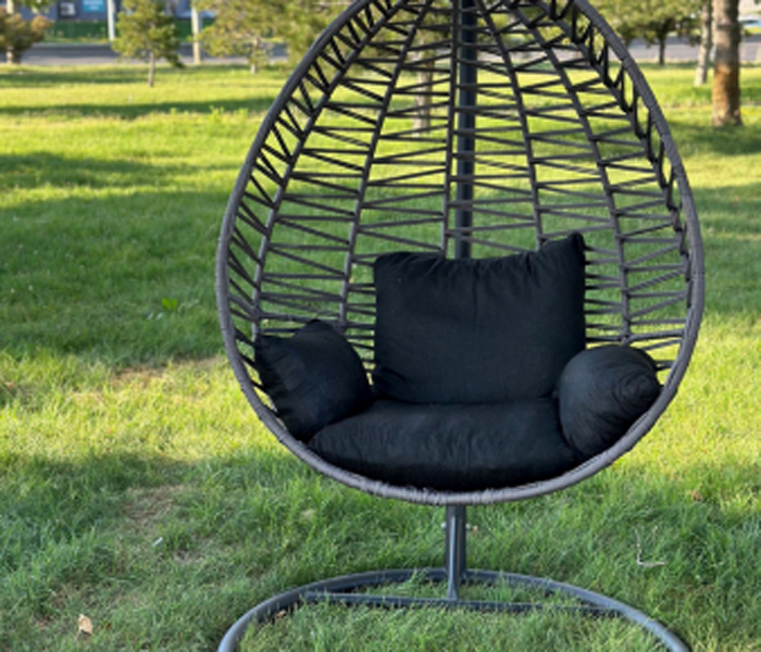 Columpio individual de macramé