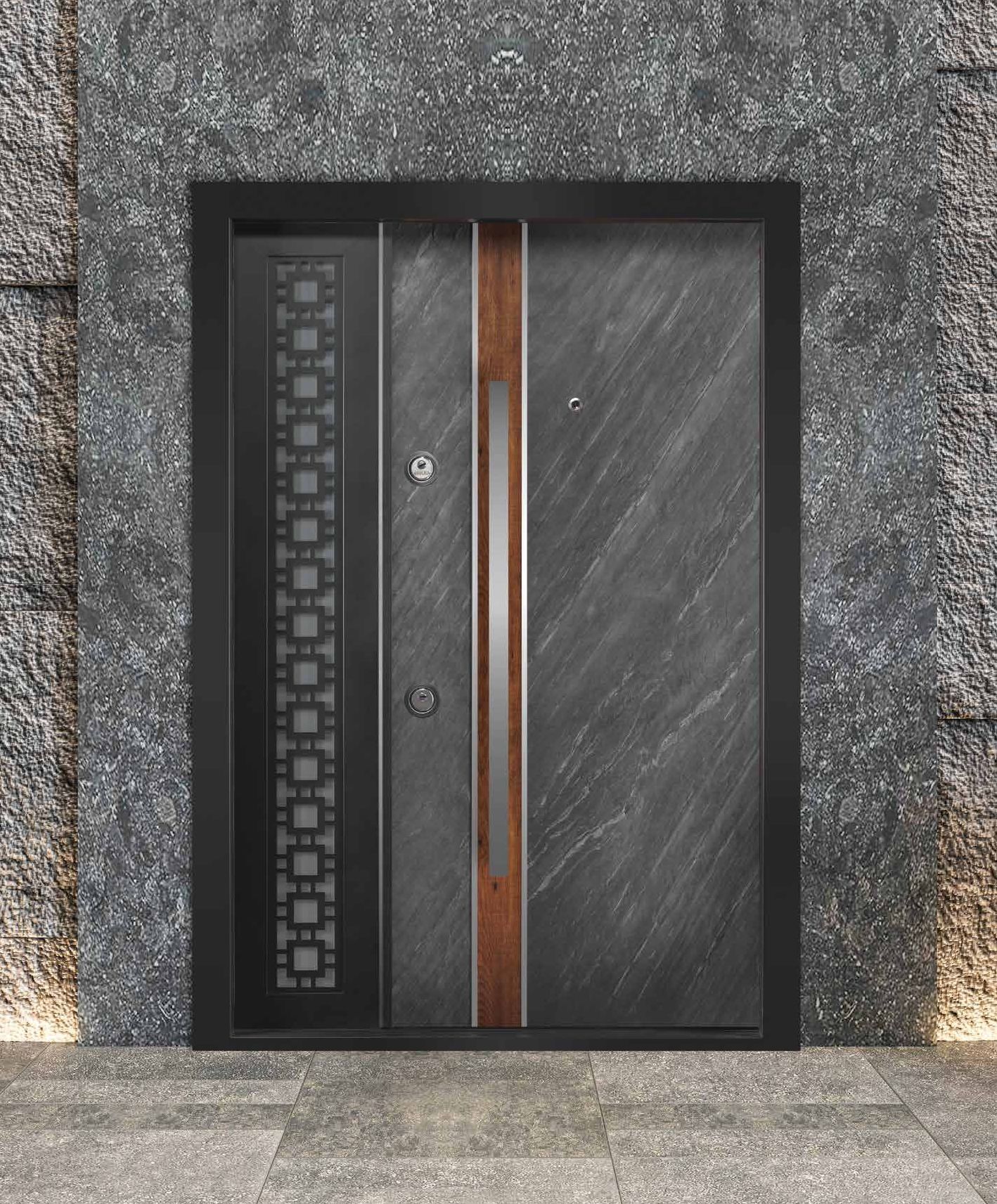 Дверь из флюсовой стали